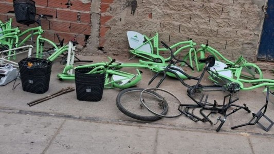 Desarticularon una banda que robaba bicicletas municipales