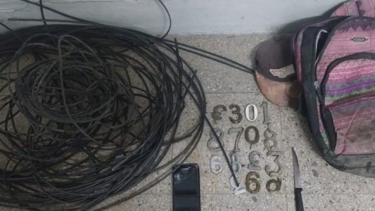 Cinco detenidos por robos de cables en Rosario