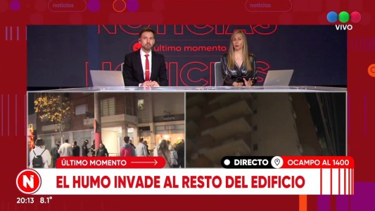 Se incendió un edificio en Ocampo al 1400