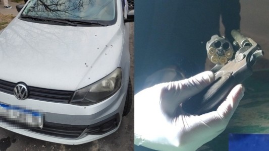 Dos delincuentes robaron un auto armados y después lo abandonaron en zona sur