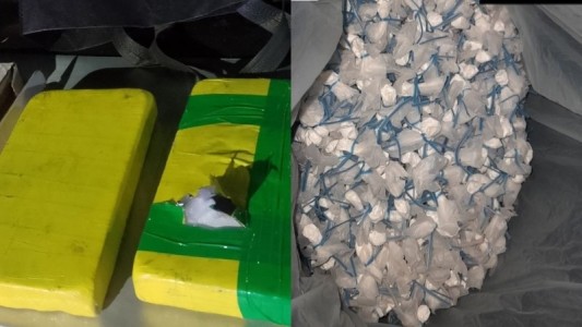 Circulaba con dos kilos de cocaína y fue detenido