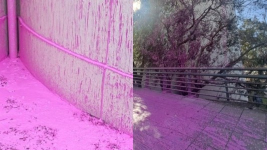 Pintura rosa por doquier: qué paso con la intervención a la fachada del Macro