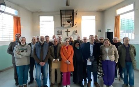 Apareció la foto de la visita de diputados a represores en Ezeiza