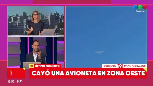 Un avión se estrelló en el predio de Air Liquide y el piloto falleció en el acto