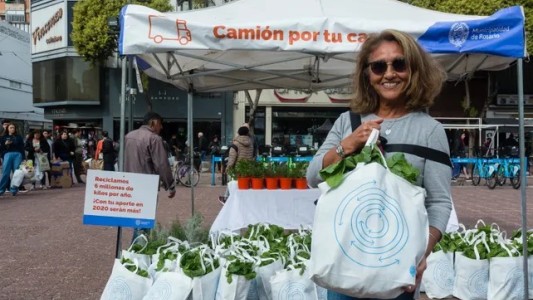 Se recibieron casi 7 toneladas de reciclables en los primeros canjes del año en Rosario