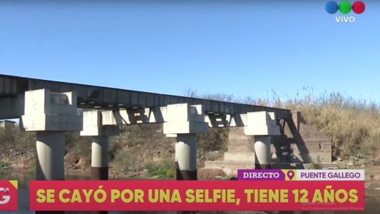 Una nena de 12 años cayó de un puente al arroyo Saladillo: se encuentra internada