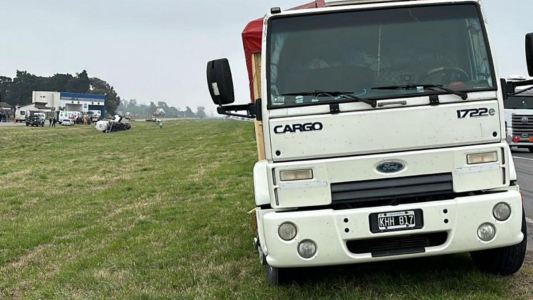 Accidente fatal entre dos camiones en la Autopista Rosario-Buenos Aires