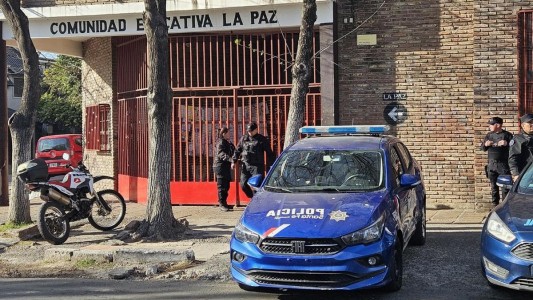 Suspendieron las clases en una escuela rosarina tras recibir una amenaza