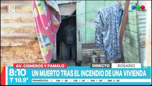 Un hombre perdió la vida luego de que su casa se incendiara en la zona oeste de la ciudad