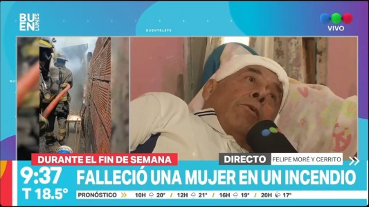 Incendio fatal en zona oeste: falleció una mujer de 69 años