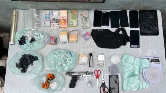 Detuvieron a seis personas con drogas y un arma en la zona sur