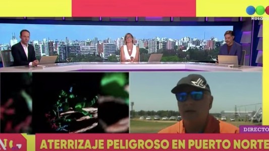 Video: peligrosa maniobra de paracaidistas en Puerto Norte