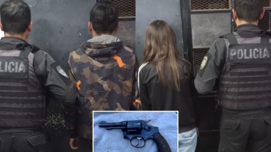 Detuvieron a una pareja por estar armados en el centro de Rosario