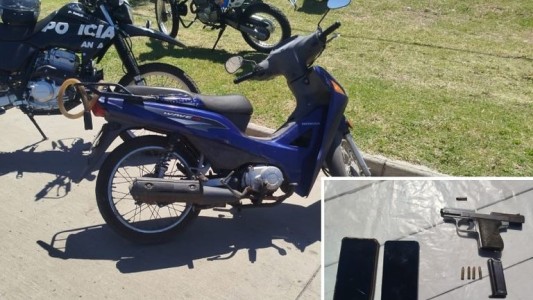 Tras un raid delictivo detuvieron a un delincuente armado