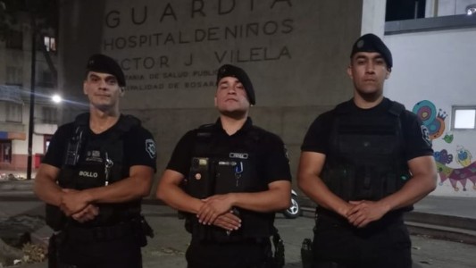 Policías salvaron a una beba de un mes que dejó de respirar