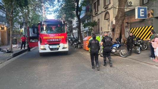 Preocupación por un principio de incendio en un edificio de Paraguay al 100
