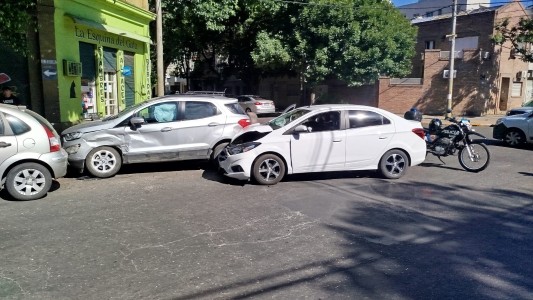 Video: choque en cadena en La Paz y Presidente Roca