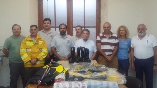 Bomberos Voluntarios de Rosario recibió nuevo equipamiento por parte de la provincia