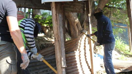 Derribaron un búnker de drogas en la zona norte