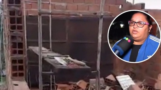 El viento voló su techo y destruyó su hogar: “perdimos todo lo que tanto nos costó edificar”