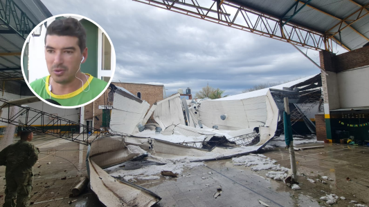 "No hay más club": el temporal destruyó el Club Atlético Funes