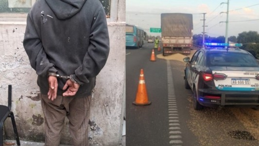 Intento de robo: abrieron la boquilla de un camión para llevarse cereal