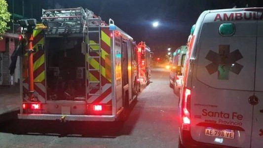 Rescataron a una persona encerrada durante un incendio