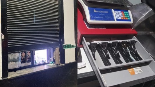 Delincuente entró a robar a un almacén en zona oeste y se dejó olvidado el celular
