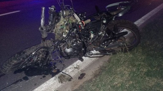 Falleció un joven motociclista en un violento choque múltiple