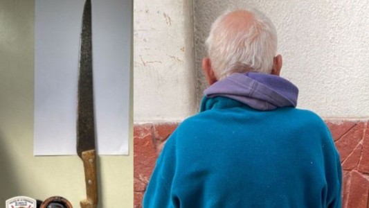 Un hombre intentó secuestrar a una adolescente y enfrentó a la policía con un cuchillo