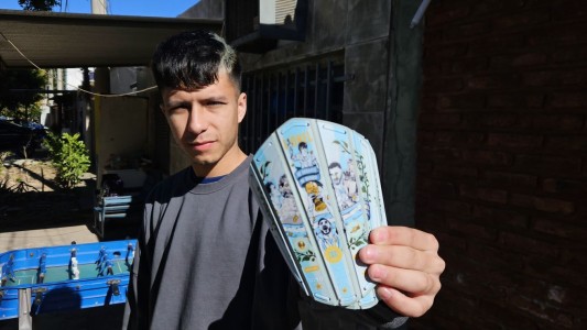 Las canilleras recicladas que llegaron a Messi: un sueño que nació en República de la Sexta