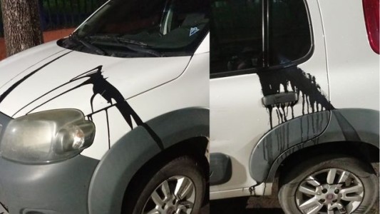 Ola de vandalismo: autos y casas manchadas con pintura
