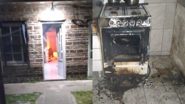 Explosión de una garrafa dejó a un hombre con quemaduras en sus brazos