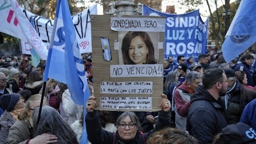Movilización en Rosario por Cristina: la palabra de los manifestantes