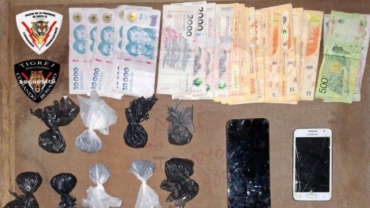 Detuvieron a dos hombres con más de 250 dosis de cocaína