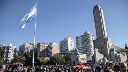 Rosario festejó el día de la bandera con más de 350 mil personas
