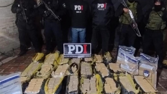 Allanamiento en Santa Fe: decomisan 500 kilos de marihuana y arrestan a una mujer