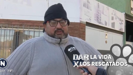 “Amores perros”: la historia de Cristian, el héroe de Barrio Tango que rescata animales en situación de calle