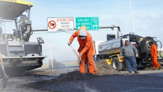 Obra del tercer carril: reordenan el tránsito de camiones en la Autopista Rosario–Santa Fe