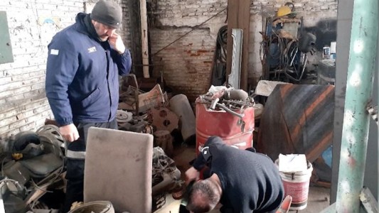 Clausuraron un desarmadero y dos chatarrerías ilegales