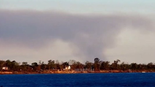 Nuevos focos de incendio en las islas entrerrianas