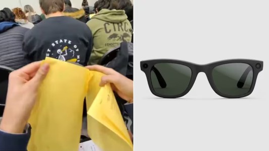 Un inspector de policía fue descubierto copiando con anteojos espía durante un examen