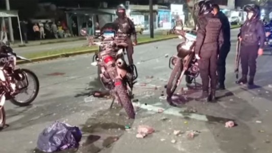 Picadas y disturbios en La Florida: un detenido y piedrazos contra la policía
