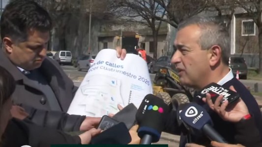 Operativo de limpieza y bacheo tras la tormenta de Santa Rosa