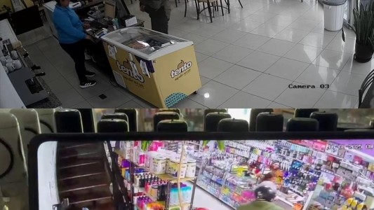 Violento robo a mano armada en una heladería y una perfumería: creen que actuó el mismo delincuente