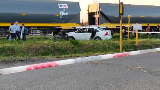 Tragedia en San Lorenzo: un muerto tras un choque entre un tren y un auto