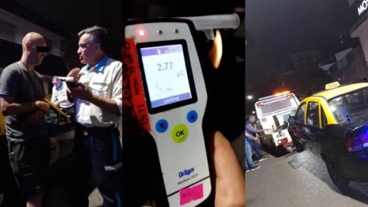 Un taxista rompió récord de alcoholemia y dio positivo en el test de narcolemia