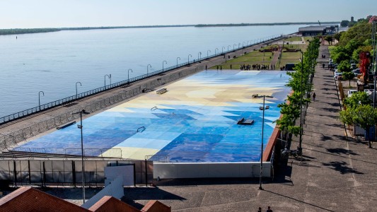 Color, arte y ciudad: se inauguró “Luz y Trama” en el Parque de España por el Tricentenario