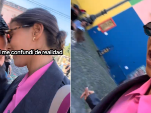 Viral en Buenos Aires: quiso besar una “estatua” de Messi en Caminito y terminó en un susto inesperado
