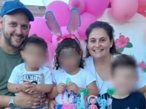 Carlos Pellegrini despidió a la familia Santo Veliz tras la tragedia en la ruta 34